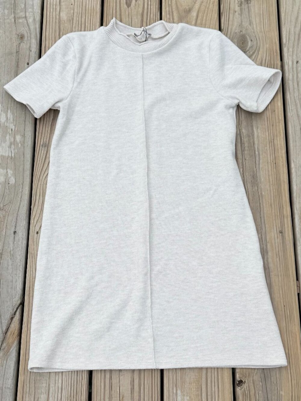 ZARA Cream Sweater Sz S Dress Minimalist Coquette Soft Girl Aesthetic 3448
